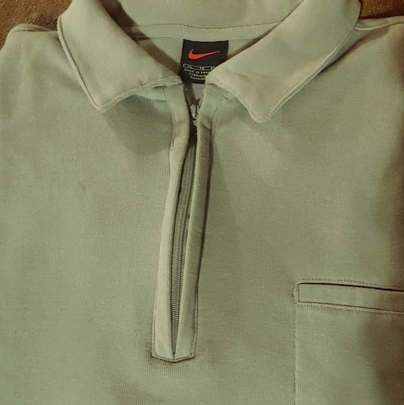 Men's Vintage Nike Golf 1/4 zip Polo size XL - Picture 4 of 8
